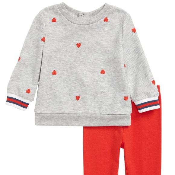 Splendid heart print legging set - Picture 1 of 3